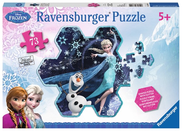 Ravensburger (13641) - "Elsa's Snowflake" - 73 pieces puzzle