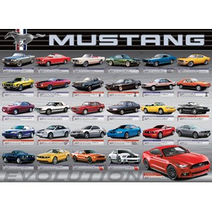Eurographics (6000-0684) - "Ford Mustang Evolution 50th Anniversary" - 1000 pieces puzzle