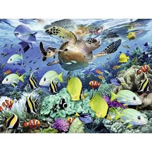 Ravensburger (10009) - Howard Robinson: "Underwater Paradise" - 150 pieces puzzle