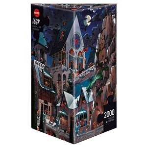 Heye (26127) - Jean-Jacques Loup: "Castle of Horror" - 2000 pieces puzzle