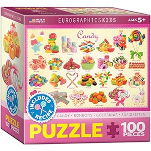 Eurographics (8100-0521) - "Candy" - 100 pieces puzzle