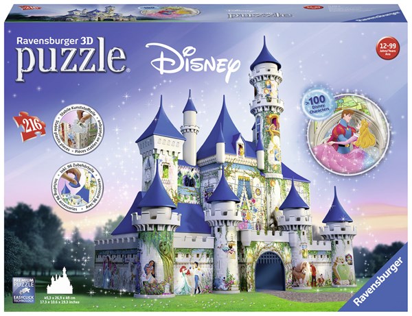 Ravensburger (12510) - "Disney Castle" - 216 pieces puzzle