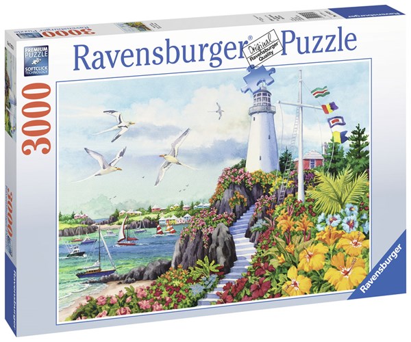 Ravensburger (17073) - Nancy Wernersbach: Coastal Paradise - 3000 pieces  puzzle
