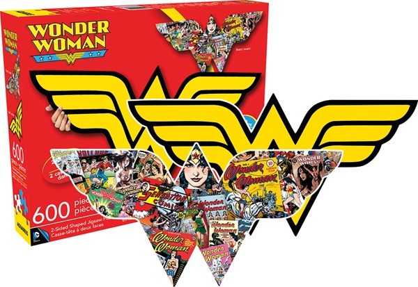 Aquarius (75019) - "Wonder Woman Logo" - 600 pieces puzzle