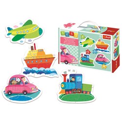 Trefl (360578) - "Vehicles" - 2 3 4 5 pieces puzzle