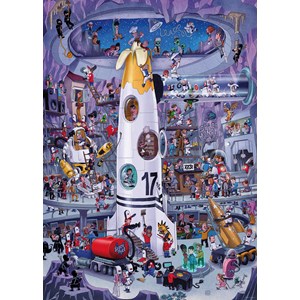 Heye (29790) - "Rocket Launch" - 1000 pieces puzzle