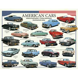 Eurographics (8104-3870) - "American Cars of the 50s" - 100 pieces puzzle