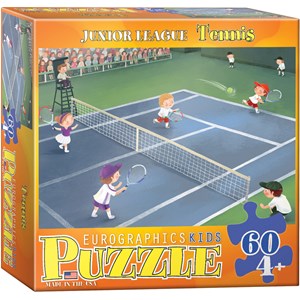 Eurographics (6060-0496) - "Junior League Tennis" - 60 pieces puzzle