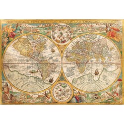 Clementoni (32557) - "Ancient Map, Petrus Plancius 1594" - 2000 pieces puzzle