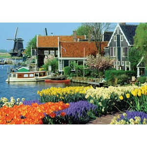 Jumbo (18336) - "Zaanse Schans, The Netherlands" - 1000 pieces puzzle