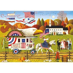 Buffalo Games (2627) - Charles Wysocki: "So Proudly We Hail" - 300 pieces puzzle