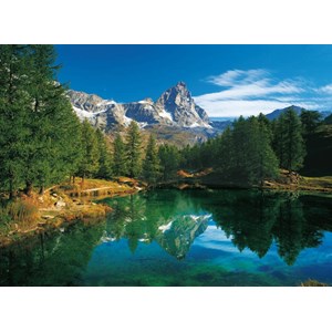 Clementoni (30360) - "The Blue Lake - Matterhorn" - 500 pieces puzzle