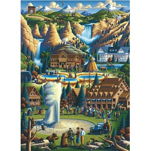 MasterPieces (71171) - Eric Dowdle: "Yellowstone" - 1000 pieces puzzle