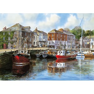 Gibsons (G476) - Terry Harrison: "Padstow Harbour" - 1000 pieces puzzle