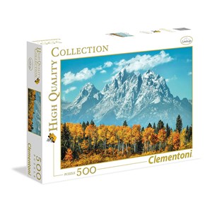 Clementoni (35034) - "Grand Teton in Fall" - 500 pieces puzzle