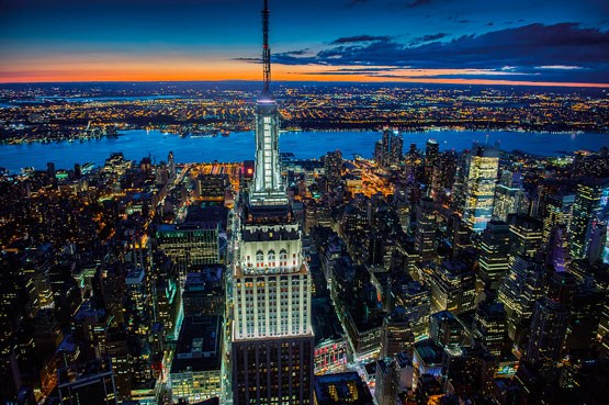 Piatnik (541148) - "New York at Night" - 1000 pieces puzzle