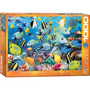 Eurographics (6000-0625) - Howard Robinson: "Ocean Colors" - 1000 pieces puzzle