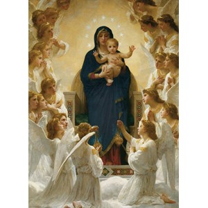 Eurographics (6000-7064) - William-Adolphe Bouguereau: "Virgin with Angels" - 1000 pieces puzzle