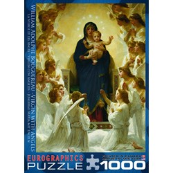 Eurographics (6000-7064) - William-Adolphe Bouguereau: "Virgin with Angels" - 1000 pieces puzzle