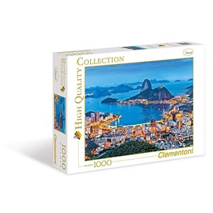 Clementoni (39258) - "Rio de Janeiro" - 1000 pieces puzzle