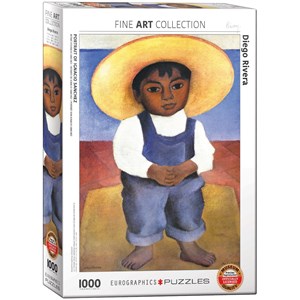 Eurographics (6000-0799) - Diego Rivera: "Portrait of Ignacio Sanchez" - 1000 pieces puzzle