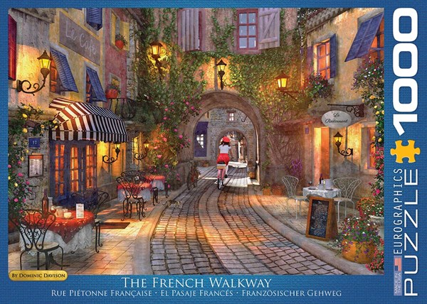 Eurographics (6000-0961) - Dominic Davison: "The French Walkway" - 1000 pieces puzzle
