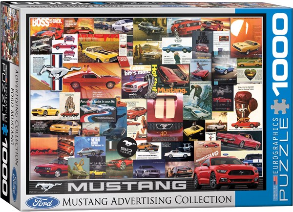 Eurographics (6000-0748) - "Ford Mustang" - 1000 pieces puzzle