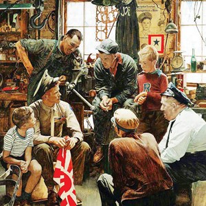 MasterPieces (71366) - Norman Rockwell: "Return to the Marin home" - 1000 pieces puzzle