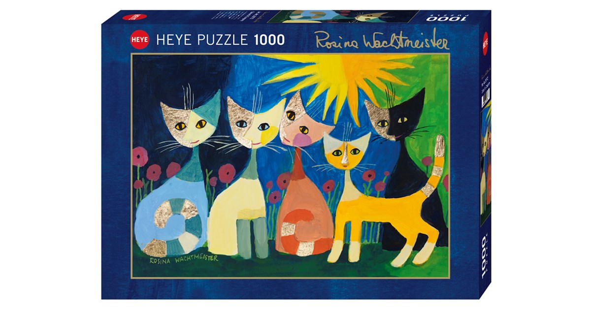 Heye (29772) - Rosina Wachtmeister: Colourful Company - 1000 pieces puzzle