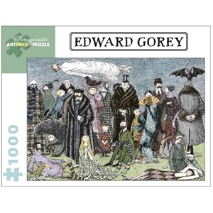 Pomegranate (AA820) - Edward Gorey: "Untitled" - 1000 pieces puzzle