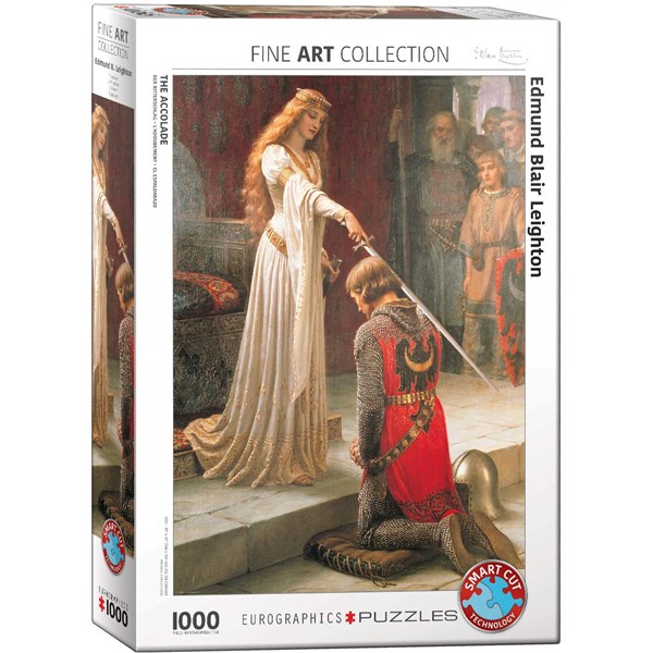 Eurographics (6000-0038) - Edmund Blair Leighton: "The Accolade" - 1000 pieces puzzle