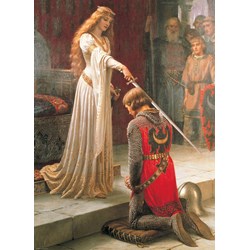 Eurographics (6000-0038) - Edmund Blair Leighton: "The Accolade" - 1000 pieces puzzle