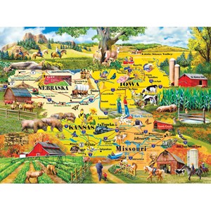 SunsOut (58253) - Mary Thompson: "The Heartland" - 1000 pieces puzzle
