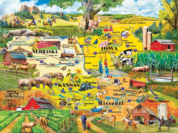 SunsOut (58253) - Mary Thompson: "The Heartland" - 1000 pieces puzzle