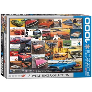 Eurographics (6000-0760) - "Dodge Advertising Collection" - 1000 pieces puzzle