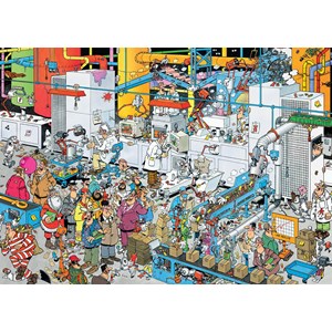 Jumbo (19025) - Jan van Haasteren: "Candy Factory" - 500 pieces puzzle