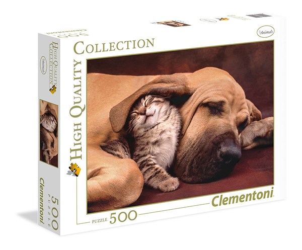 Clementoni (35020) - "Cuddles" - 500 pieces puzzle