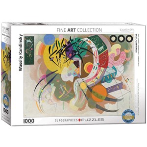Eurographics (6000-0839) - Vassily Kandinsky: "Dominant Curve" - 1000 pieces puzzle