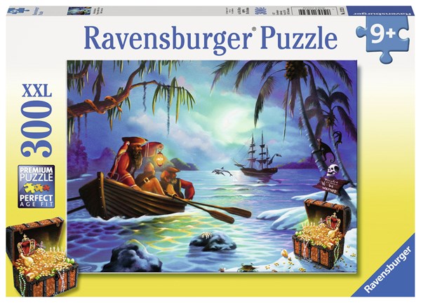 Ravensburger (13232) - Geno Peoples: "Moonlit Mission" - 300 pieces puzzle