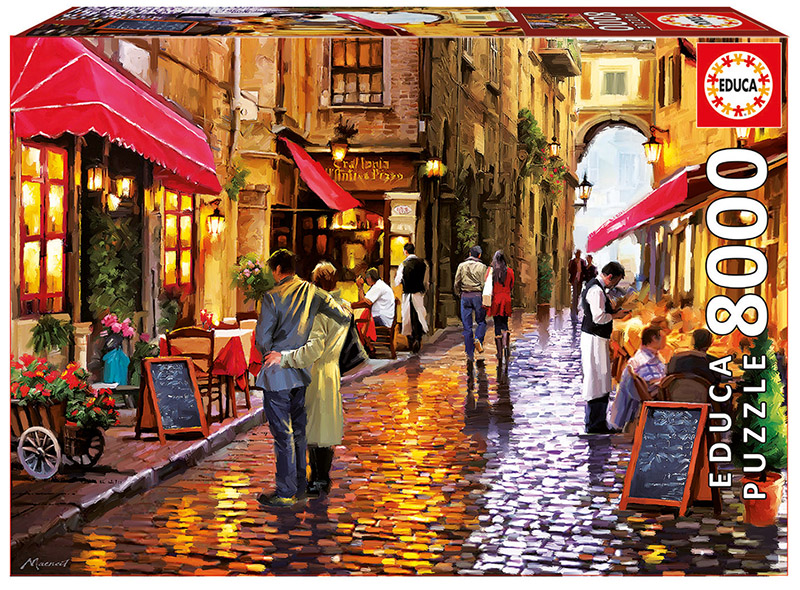 Educa 16788 Cafe Street 8000 pieces puzzle