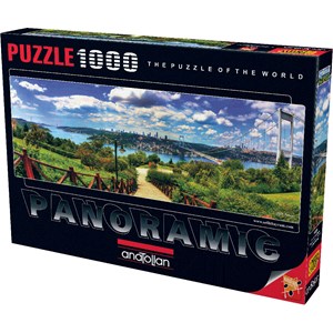 Anatolian (1028) - Sefik Bayram: "Bosphorus From Otagtepe" - 1000 pieces puzzle