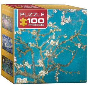 Eurographics (8104-0153) - Vincent van Gogh: "Almond Tree Branches in Bloom" - 100 pieces puzzle