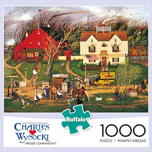 Buffalo Games (11434) - Charles Wysocki: "Fireside Companions" - 1000 pieces puzzle