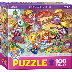 Eurographics (6100-0524) - "Engineers" - 100 pieces puzzle
