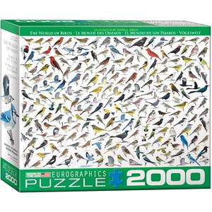 Eurographics (8220-0821) - "The World of Birds" - 2000 pieces puzzle
