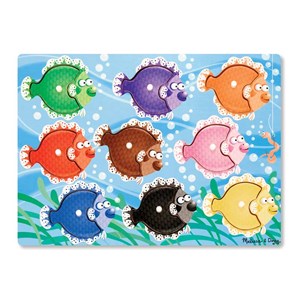 Melissa and Doug (9058) - "Colorful Fish" - 9 pieces puzzle