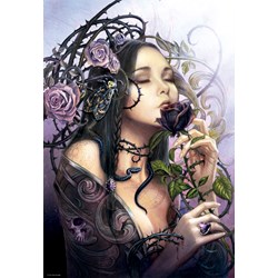 Educa (17110) - "The Midnight Rose" - 1000 pieces puzzle