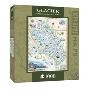 MasterPieces (71704) - Chris Robitaille: "Glacier National Park" - 1000 pieces puzzle