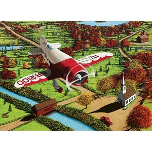 Cobble Hill (51848) - "Gee Bee Over New England" - 1000 pieces puzzle