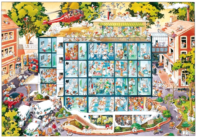 GIUSEPPE CALLIGARO DINOS Heye Puzzle 29409-1000 Pcs. 